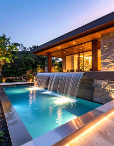 Pool Fountain Design