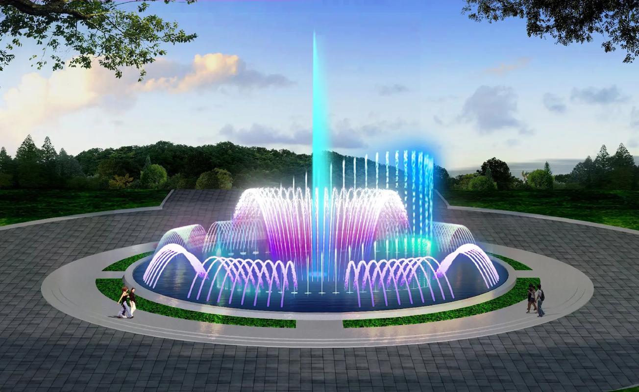 Design of Dry Deck Musical Fountain for Public Squares