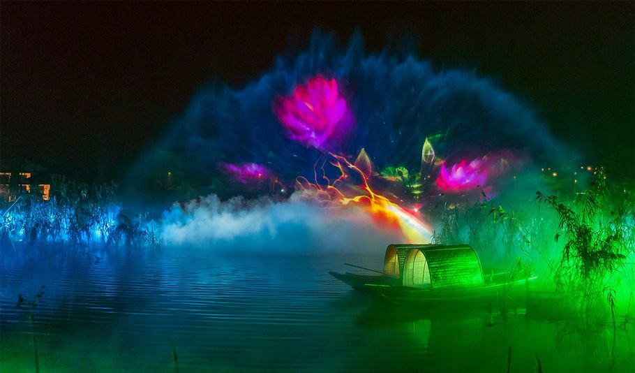 Water Screen Projection Show Design