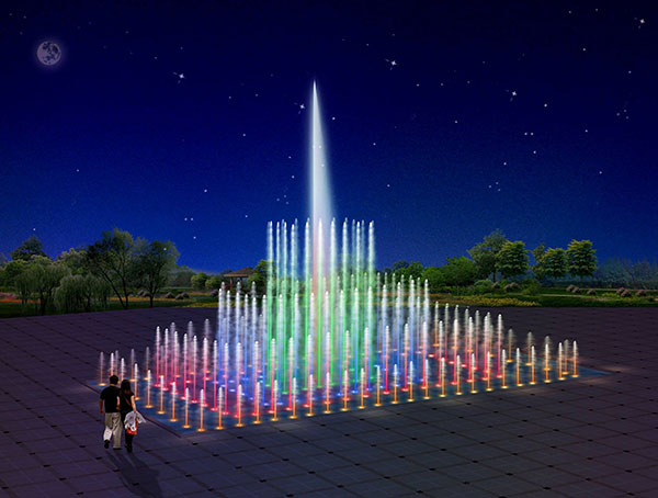 Plaza Fountain Design