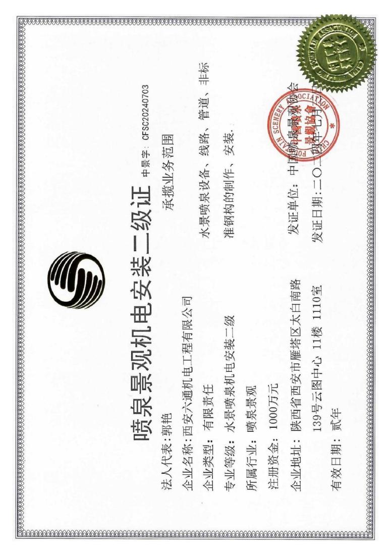 Association electromechanical installation classification — Liutong — CFSC20240703