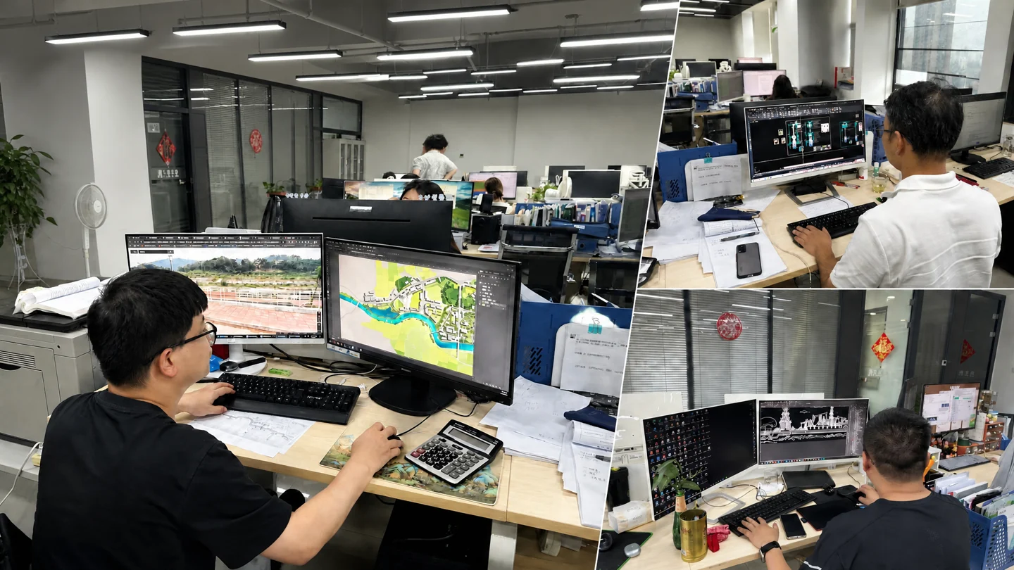 Lishi design team at work in the company office